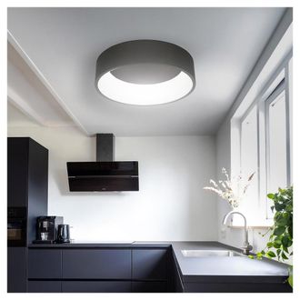 Trade Shop Trade Shop Traesio - Trade Shop - Led 42w Cct 3000k 4000k Luz 60cm 230v - Negro