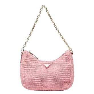 Prada Pre-owned Shoulder Bags, female, Pink, Size: ONE SIZE Pre-owned Vintage Shoulder Bag