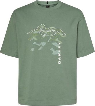 Oakley MTN Ridge Tee T-Shirt f&uuml;r Herren | gr&uuml;n