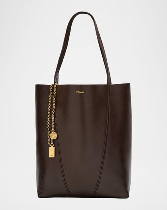 Chloé Spin Medium Tote Bag in Leather