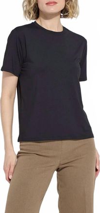 Lyss&eacute; Perfect Box-Cut Tee In Black