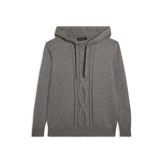 Freddy Maglia donna con cappuccio e treccia frontale