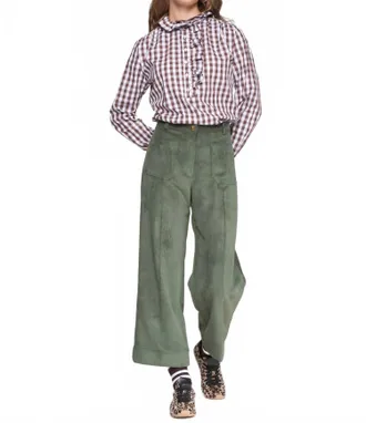 Vilagallo Womens Dorin Pants In Green