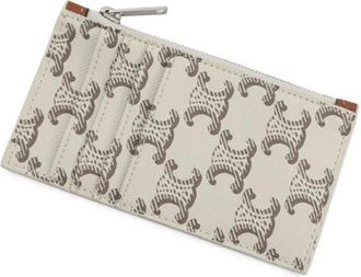 Celine Pre-owned Wallets, female, Beige, Size: ONE SIZE Pre-owned Card Case