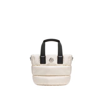 Moncler Moncler Mini Caradoc Tote Bag, Women, White, Size: One Size