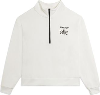 Freddy Felpa Comfort Fit Donna con Mezza Zip Freddy x ELITE