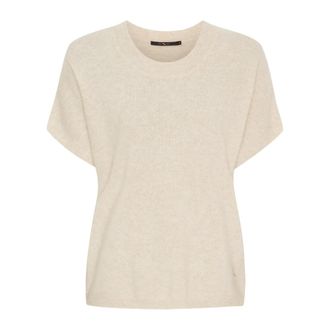 BTF-CPH Btfcph - Trui met ronde hals - Dames - Truien - Beige - Maat: XS Wol