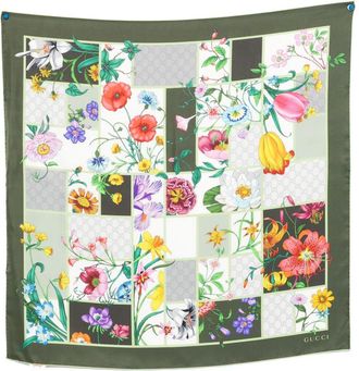 Gucci bedrucktes Seidenfoulard