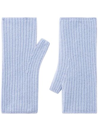 Pringle Of Scotland cashmere gloves - women - Cashmere - One Size - Blue
