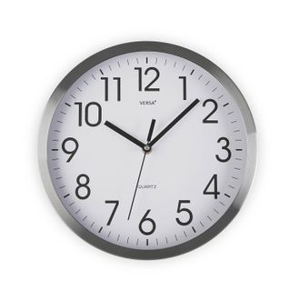 VERSA Reloj Pared Redondo &Oslash;30,5 Cm - Aluminio - 20550073