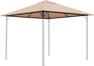 Quick-Star Ersatzdach F&uuml;r Garten Pavillon 3x3m Sand Pavillondach Ersatzbezug