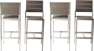 Pangea Home Set Of Four Betty Bar Stools