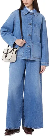 Weekend by Max Mara Wide-Leg Denim Jeans - Blue