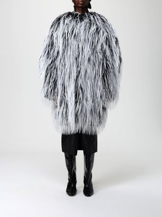 Sportmax Fur Coat SPORTMAX Woman color Black