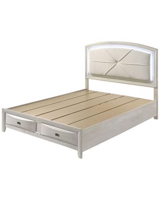 ACME Ramondi Queen Bed with Storage & LED