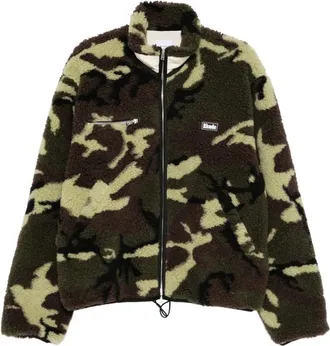 Rhude Camouflage-print Logo-embroidered Jacket