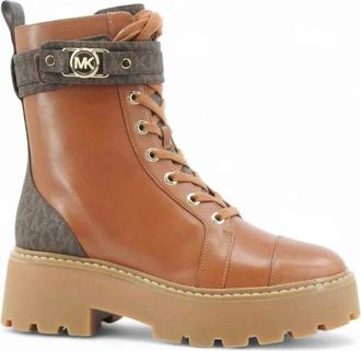Michael Kors Lace-up Boots - Dames - Veterlaarzen - Bruin - 35 EU - Leer - Schoenen