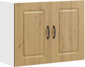 vidaXL Kitchen Wall Cabinet Kalmar Artisan Oak Engineered Wood Vidaxl