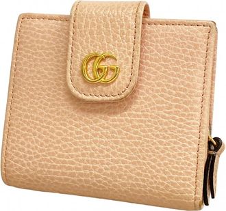 Gucci Pink Leather Wallet (Bi-Fold) (Pre-Owned)