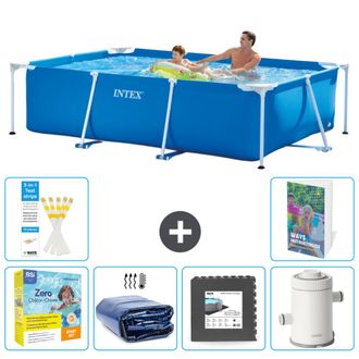 Intex Piscina Con Estructura Rectangular - 260x160x65 Cm - 7-piezas S111