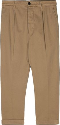 Dondup Adam tapared-leg trousers - men - Cotton/Cotton - 36 - Neutrals