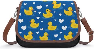 Generic Yellow Rubber Ducks Cute Fashion Womens Crossbody Bags Novelty Handbag Shoulder Bag Purse