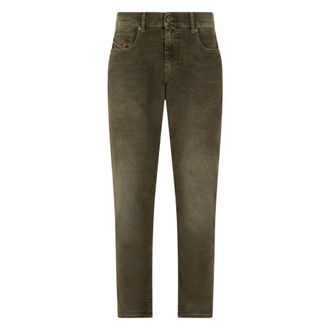 Diesel Slim-fit Jeans, male, Brown, Size: W34 Slim Fit Corduroy Pants