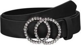 Only Carmakoma riem CARRASMI met strass zwart/zilver