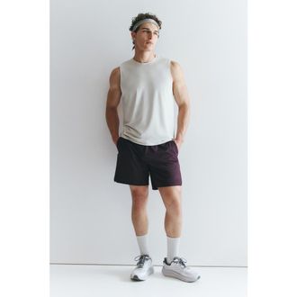 H&M Sports Shorts With Drymove in Dark Plum at Nordstrom, Size Xx-Large