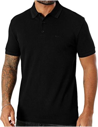 HUGO BOSS Hombre, Camisetas, Negro, Talla: L