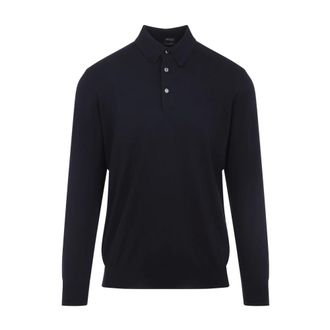 Kiton Heren, Tops, Blauw, Maat: M Katoen