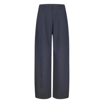 Sams&oslash;e & Sams&oslash;e Pantaloni Sabianca - - Trousers - Donna - Blu - M
