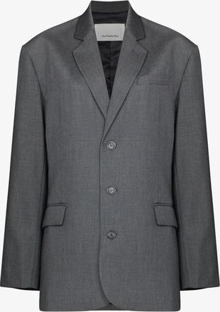 Frankie Shop Gelso Oversized Blazer - Womens - Rayon/TENCEL/Wool - XXS