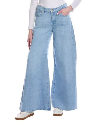 7 For All Mankind Willow Linen-Blend Kansas Wide Jean