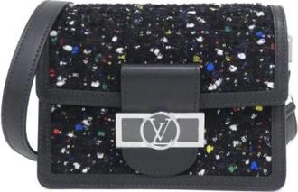 Louis Vuitton Pre-owned Dauphine Mini Borsa a Spalla in Tweed e Paillettes - - Pre-owned - Donna - Multicolore - ONE SIZE