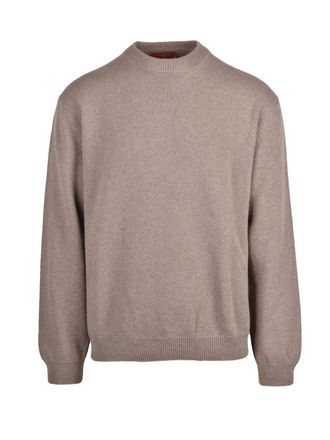 Daniele Fiesoli Crewneck Pullover With Ribbed Cuffs And Timeless Appeal