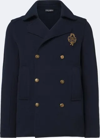 Dolce & Gabbana DG knitted cotton blazer