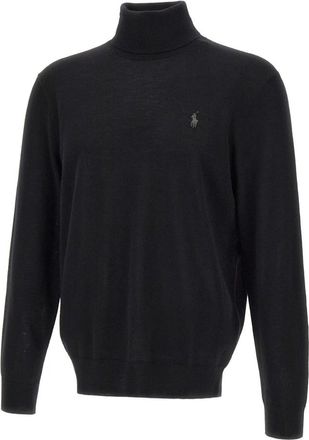 Polo Ralph Lauren MClassics Extra-fine Wool Turtleneck - Heren - Coltruien - Zwart - L - Wol - Truien & Vesten