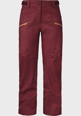 Sch&ouml;ffel Outdoorhose SCH&Ouml;FFEL 3L Pants Pizac L, Damen, Gr. 40, Normalgr&ouml;ssen, rot (2965, rot), Oberstoff : Aussenseite: 100% Nylon Innenseite: 100% Polyester (