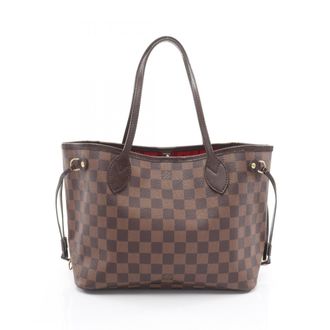 Louis Vuitton Brown Damier Canvas Ebene Coated Canvas Leather Tote Bag (Pre-Owned)