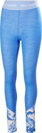 Helly Hansen Womens LIFA Merino Midweight Graphic Base Layer Pants Blue XL
