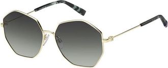 Tommy Hilfiger TH 2094/S 3YG/IB Womens Sunglasses Gold Size 56
