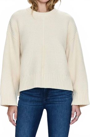 Pistola Denim Leigh Relaxed Fit Sweater In Ivory