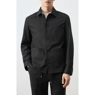 Mango Patch Pocket Jacket in Black at Nordstrom, Size X-Large