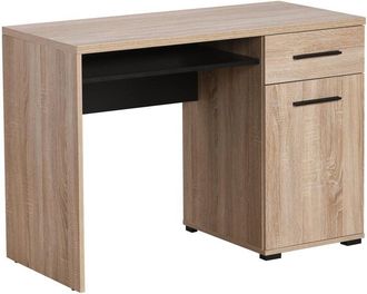 BIZZOTTO Scrivania con 1 anta ed 1 cassetto 108 x 50 cm postazione porta pc per cameretta