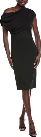 Aidan Mattox Solid Mid Dress