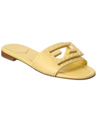 Fendi Fendi Baguette Leather Sandal