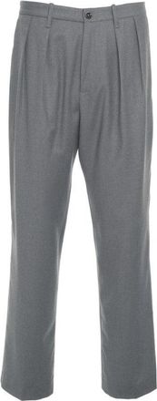 Nine In The Morning Pleated Trousers With Hidden Closure And Flap Pockets