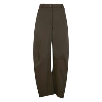 Herno Broeken, Dames, Groen, 2Xl, Wide Broeken