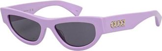 Gucci Zonnebrillen - Dames - Zonnebrillen - Paars - 53 MM - Accessoires